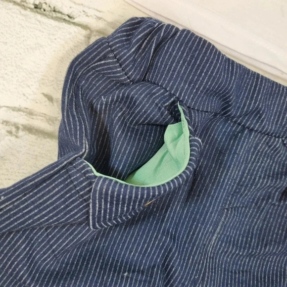 2T Navy Blue Faux Suit Baby Boys 2 pcs Outfit. T-Shirt and Shorts Set - Picture 7 of 11